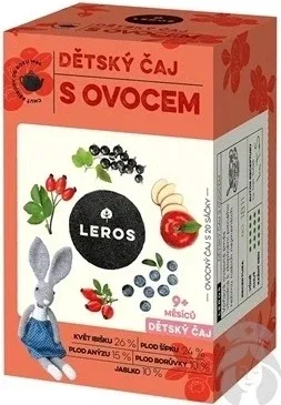 LEROS Ceai pentru copii cu fructe 20×2 g, ceai — preț și oferte