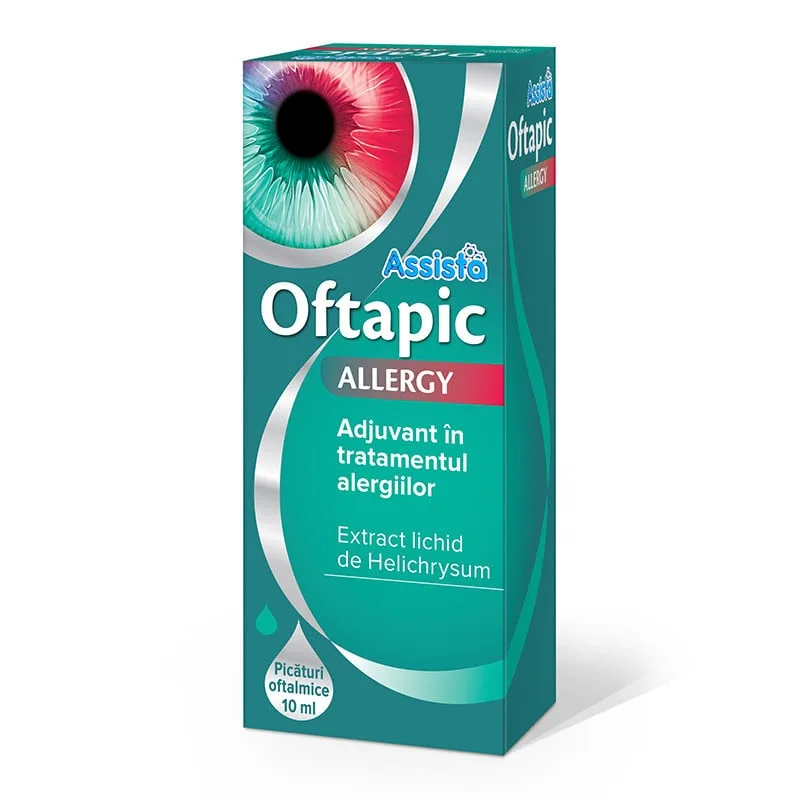 Picaturi pentru ochi Oftapic Allergy, 10ml, Assista — preț și oferte
