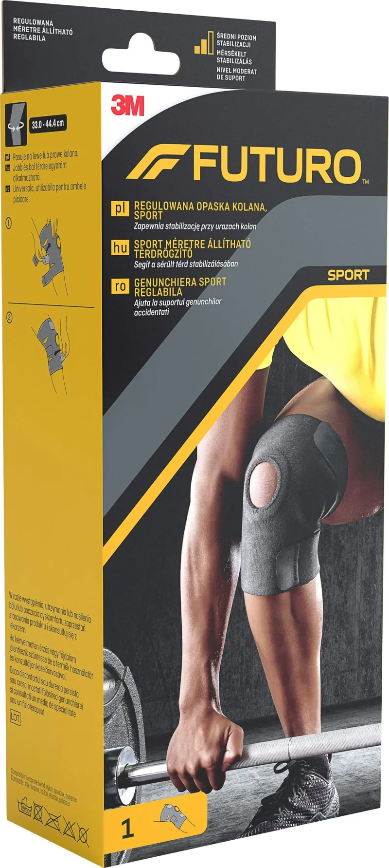 3M Futuro SPORT Bandaj pentru genunchi dimensiune universală — preț și oferte