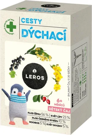 Leros Ceai pentru copii tract respirator 20 x 2 g