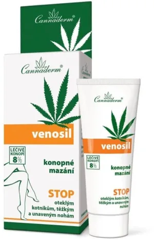 Cannaderm VENOSIL Lubrifiere cu cânepă pentru picioare obosite 100 ml