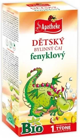 Apotheke Bio Ceai de plante cu fenicul pentru copii, 20 x 1,5 g — preț și oferte