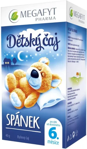 Megafyt Ceai de plante pentru copii Somn, 20 x 2 g