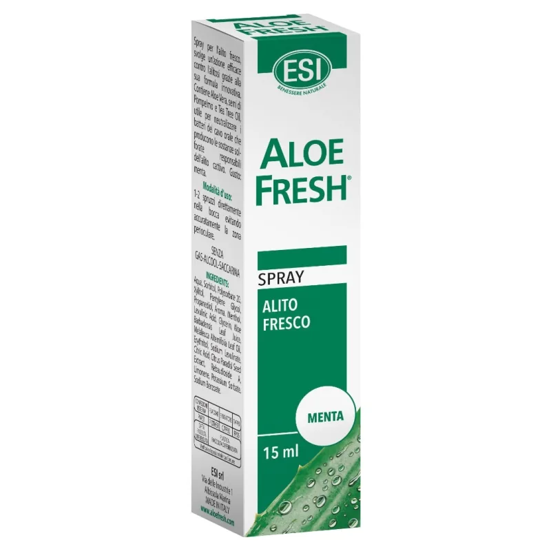 ESI Aloe Fresh spray de gură antibacterian, 15 ml — preț și oferte