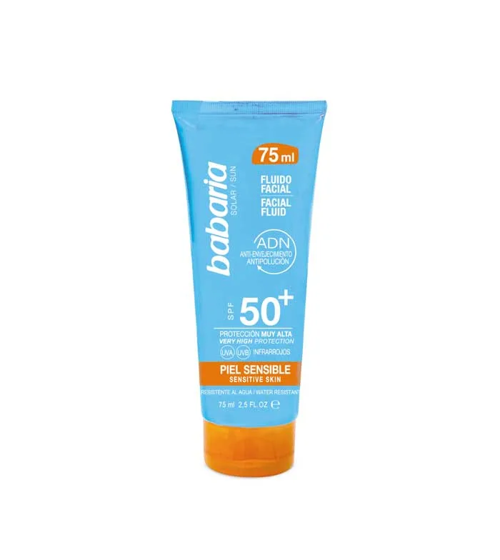 Crema faciala SPF 50+ pentru piele sensibila Facial Fluid, 75ml, Babaria — preț și oferte
