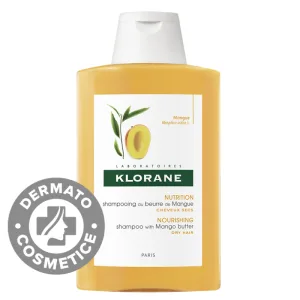 Sampon hranitor cu unt de mango, 200ml, Klorane