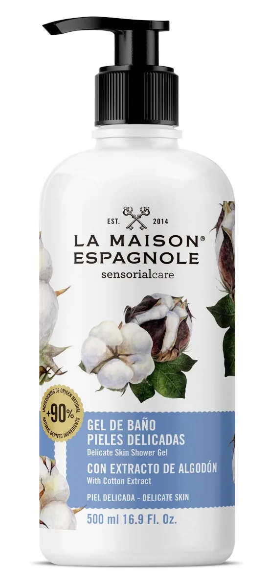 Gel de dus pentru piele sensibila, 500ml, La Maison Espagnole — preț și oferte
