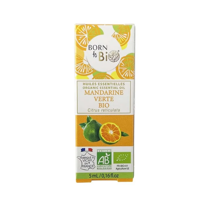 Ulei esential de mandarina verde bio, 5ml, Born to Bio — preț și oferte