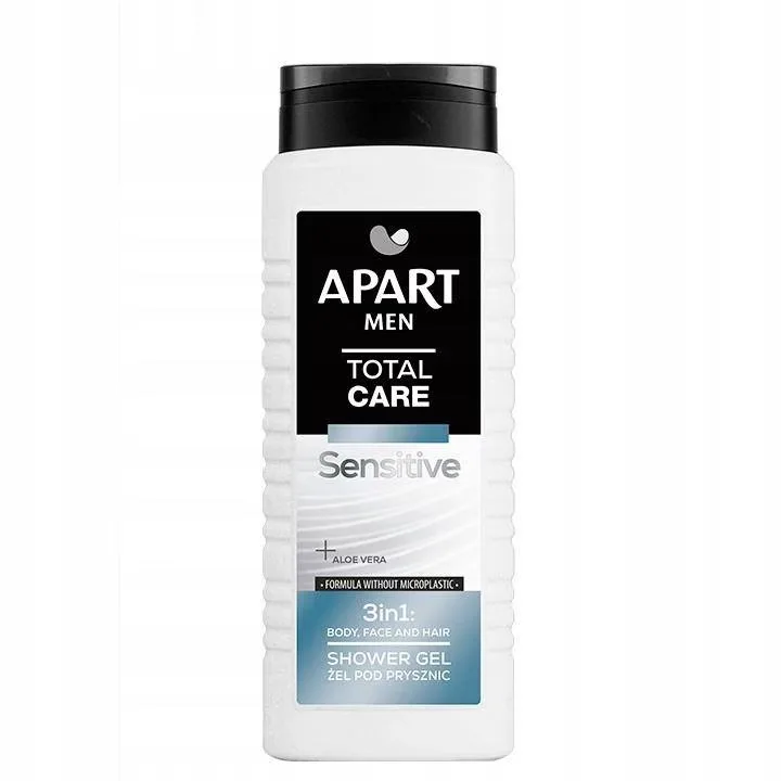 Gel de dus Men Total Care Sensitive, 500ml, Apart — preț și oferte