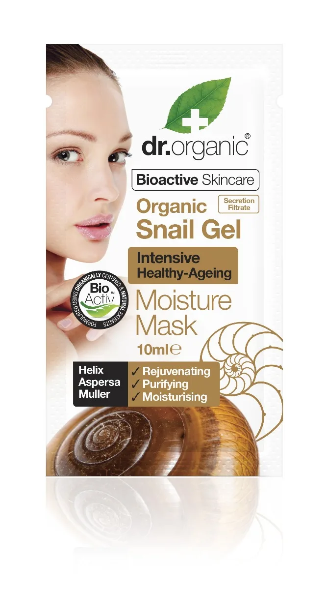 Dr.Organic Masca cu extract de melc, 10ml — preț și oferte