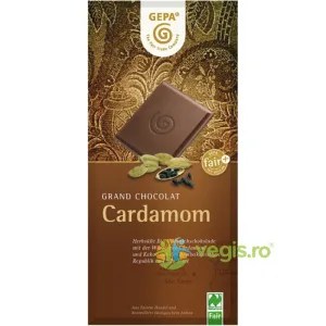 Ciocolata cu Lapte si Cardamon Ecologica/Bio 100g