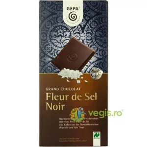 Ciocolata Neagra Fleur de Sel Noir Ecologica/Bio 100g