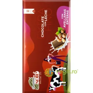 Ciocolata cu Lapte si Alune de Padure 30% Cacao fara Gluten 150g
