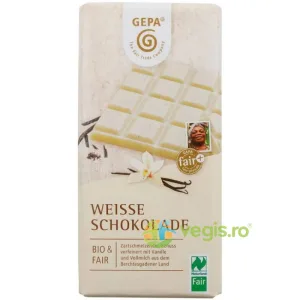 Ciocolata Alba cu Vanilie Ecologica/Bio 100g