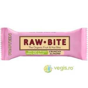 Baton Proteic din Fructe si Nuci cu Migdale Crocante fara Gluten Ecologic/Bio 45g