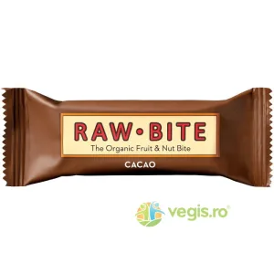Baton Raw cu Cacao fara Zahar Adaugat Ecologic/Bio 50g