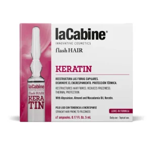 La Cabine Flash Hair Botox Keratin fiole pentru par, 7 fiole*5ml