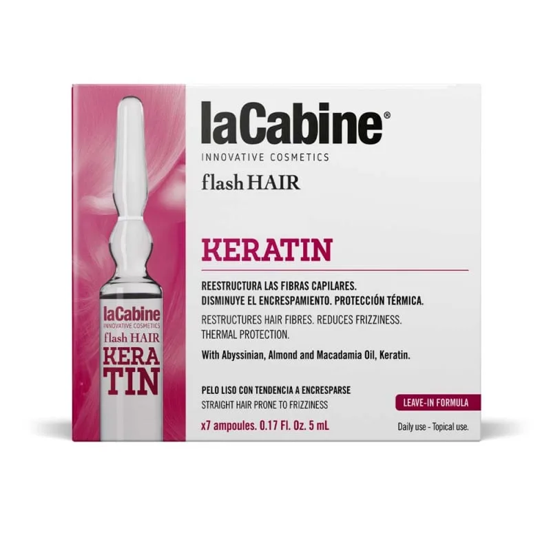 La Cabine Flash Hair Botox Keratin fiole pentru par, 7 fiole*5ml laCabine — preț și oferte