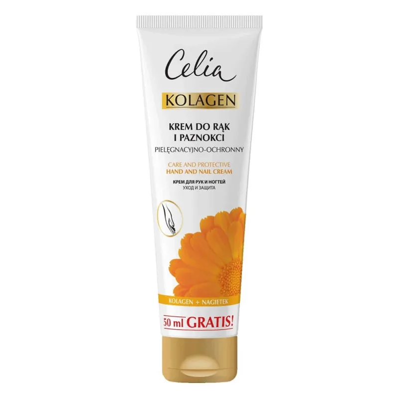 Celia Kolagen Cremă de mâini și unghii cu Calendula, 125 ml — preț și oferte