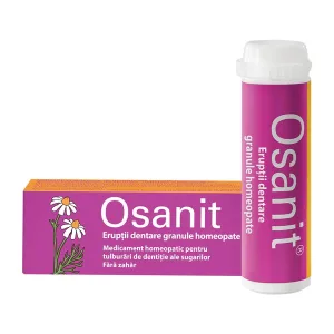 Osanit granule homeopate pentru eruptii dentare, Dr. A. & L. Schmidgall | 7,5 g