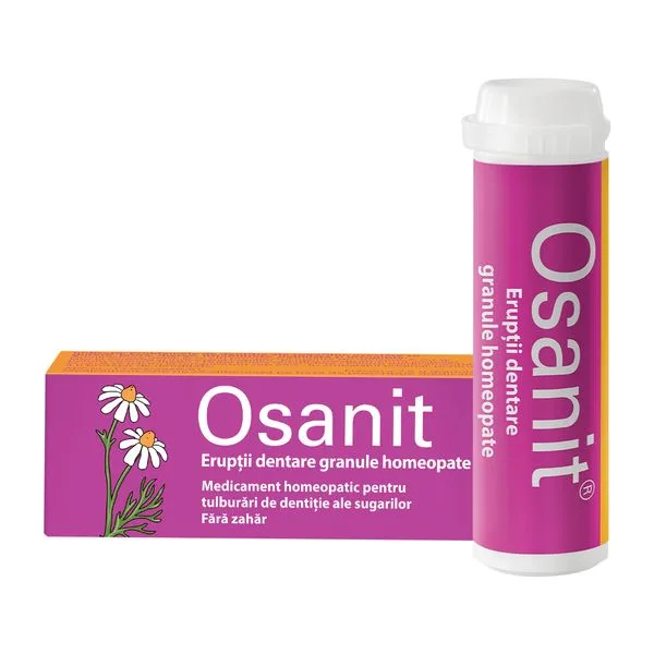 Osanit granule homeopate pentru eruptii dentare, Dr. A. & L. Schmidgall | 7,5 g DR. A. &AMP; L. SCHM — preț și oferte