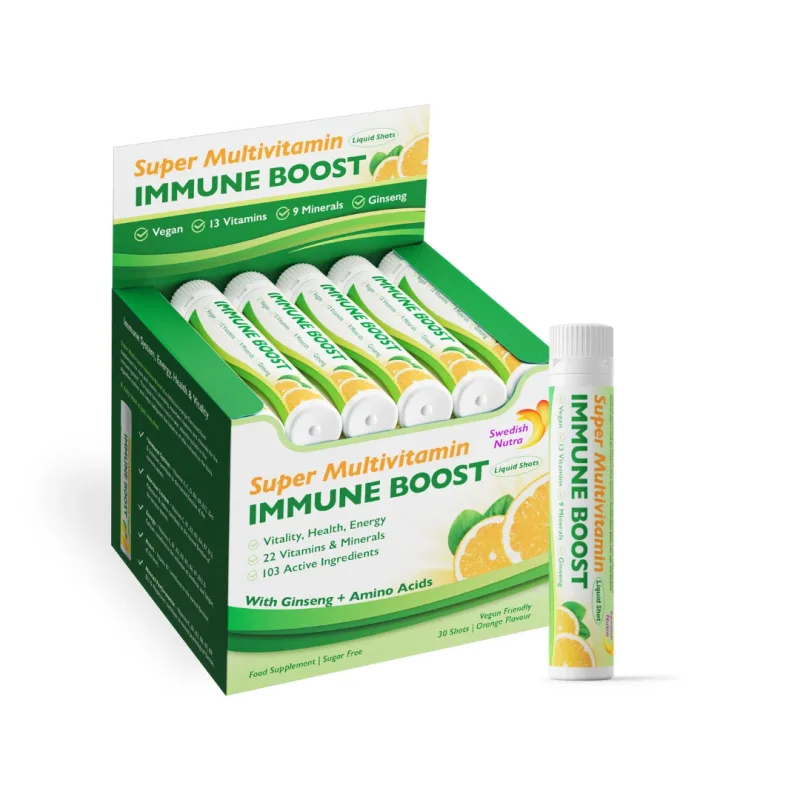 Immune Boost Complex, 30  fiole, Swedish Nutra — preț și oferte