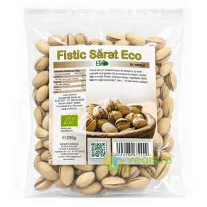 Fistic Premium Copt si Sarat in Coaja Ecologic/Bio 250g