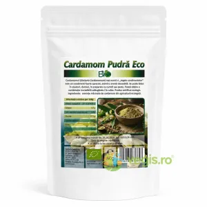 Cardamom Macinat Pudra Ecologic/Bio 50g