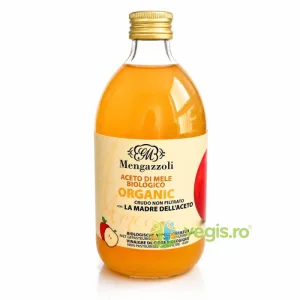 Otet Cidru de Mere Nefiltrat Raw cu Mama de Otet Ecologic/Bio 500ml