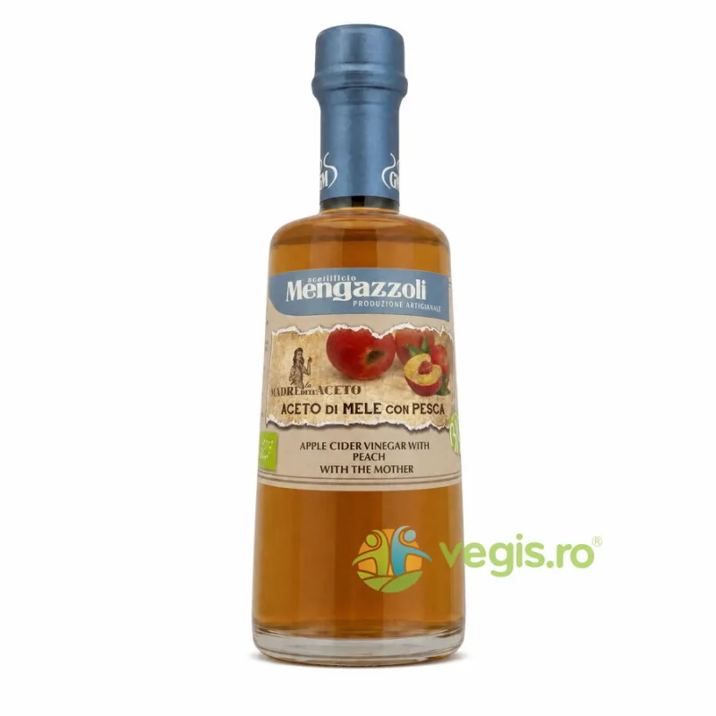 Otet din Cidru de Mere Nefiltrat cu Suc de Piersici Ecologic/Bio 250ml MENGAZZOLI — preț și oferte