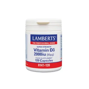 Lamberts | Vitamina D3 2000iu (50mg) | 120caps