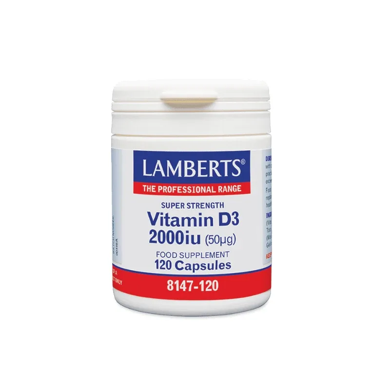 Lamberts | Vitamina D3 2000iu (50mg) | 120caps — preț și oferte