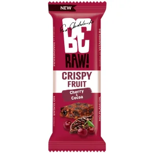 BeRAW! Crispy Fruit, baton, cireșe și cacao, 40 g