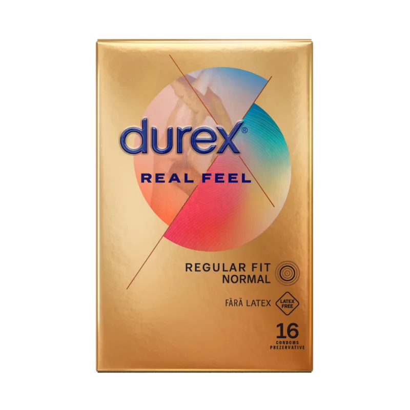Prezervative Real Feel, 16 bucati, Durex — preț și oferte