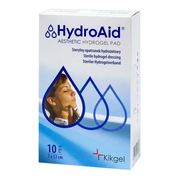 HydroAid Hydrogel Pad, pansament hidrogel, 7 cm x 12 cm, 10 buc. — preț și oferte