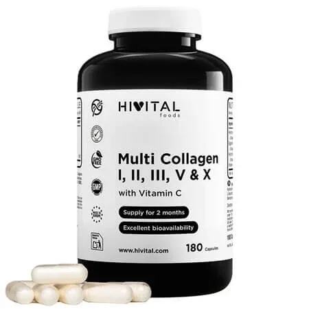 Multi Colagen, 180 capsule, Hivital — preț și oferte