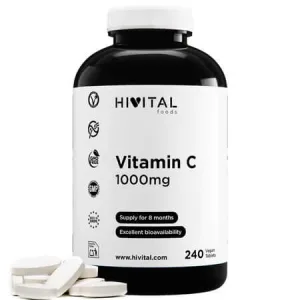 Vitamina C, 1000 mg, 240 comprimate vegetale, Hivital