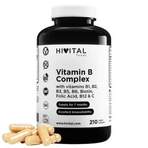 Vitamina B complex, 210 capsule vegane, Hivital