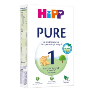 Lapte praf Formula de inceput Bio Pure 1, 300 g, Hipp
