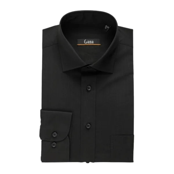 Camasa barbati 1401 Regular Fit negru, Gama | marimea 43/44 GAMA INFINITY — preț și oferte
