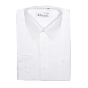 Camasa barbati maneca scurta alb, Clayman | marimea 39