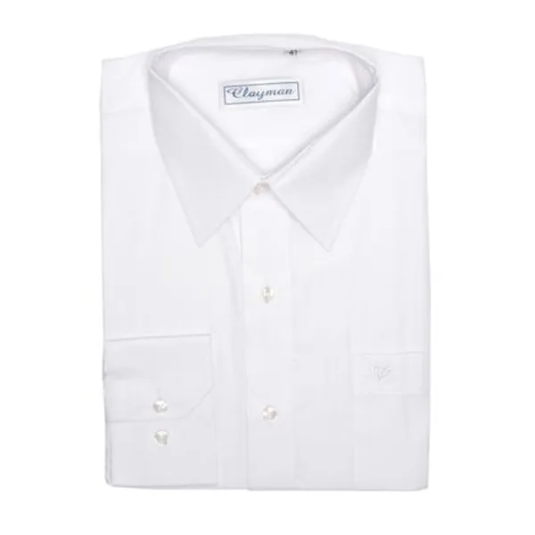 Camasa barbati maneca scurta alb, Clayman | marimea 39 CLAYMAN INFINITY — preț și oferte