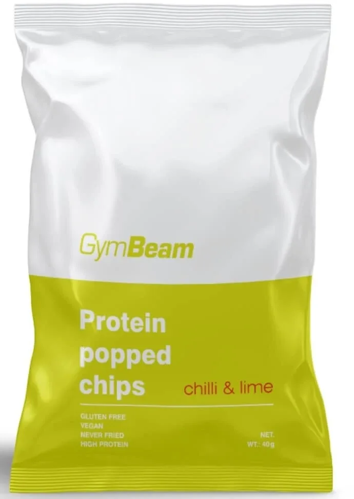 Chipsuri proteice GymBeam, chilli și lime, 40g — preț și oferte