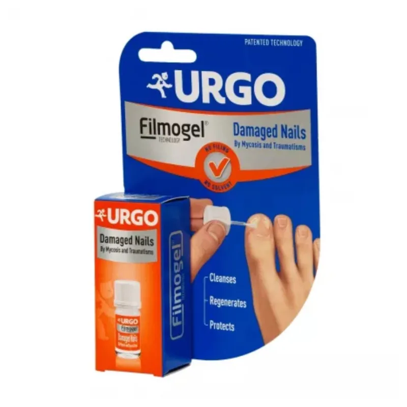 Solutie pentru unghii deteriorate Filmogel, 3.3 ml, Urgo — preț și oferte