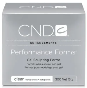 Forme Sculptare CND Performance Clear 300buc