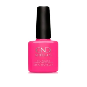 Lac de unghii semipermanent CND Shellac Hot Pop Pink 7.3ml