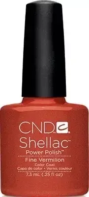 Lac unghii semipermanent CND Shellac Jumbo Fine Vermilion 15ml