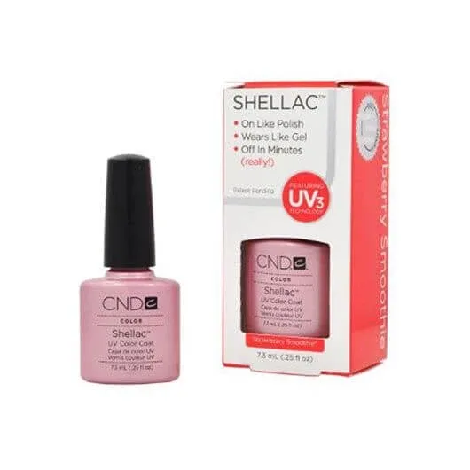 Lac unghii semipermanent CND Shellac Strawberry Smoothie 7.3ml — preț și oferte
