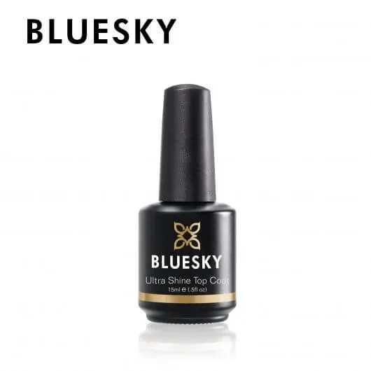 Top Coat lac unghii semipermanent Bluesky Ultra Stralucire 15ml — preț și oferte