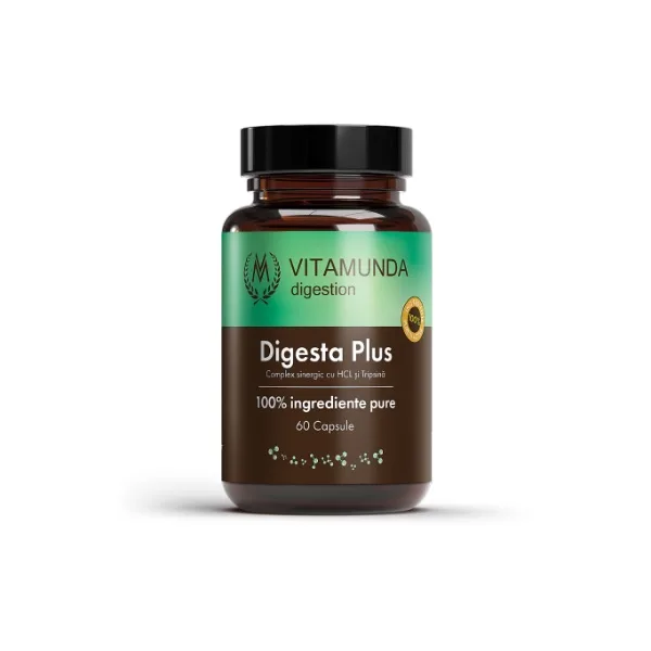 Hypernatura Vitamunda Digesta Plus - hipoclorhidrie și digestie gastrică - 60 cps — preț și oferte